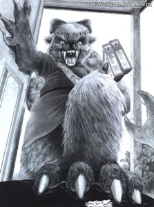 Rating: Safe Score: 0 Tags: 2010 4_toes accessory anthro assertive barcode barefoot bear bone bottomwear box claws clothed clothing container cookie door duo e621 fangs feet female ferocious first_person_view food footprint foreshortening frowney_face girl_scout graphite_(artwork) james_m_hardiman leaf looking_at_viewer looming mammal monochrome nightmare_fuel open_mouth pawprint penance pin_accessory pin_button porch ribbons sash scary scratch shirt skirt skull smile solo_focus spread_toes teeth toes tombstone tongue topwear traditional_media_(artwork) upskirt uvula young young_anthro User: bunchy7s