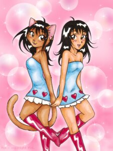 Rating: Safe Score: 0 Tags: black_hair boots brown_eyes clothing domestic_cat dress duo e621 felid feline felis female fio fio_(character) footwear hair heart_symbol high_heeled_boots high_heels human mammal romantic romantic_ambiance romantic_couple shoes tail User: bunchy7s