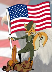 Rating: Questionable Score: 0 Tags: 2013 accipitrid accipitriform american_flag anal anal_penetration anthro armor avian bald_eagle beak bird black_nose boots brown_body brown_fur camo canid canine chipmunk clothing dominant dominant_female duo e621 eagle eyewear female flag flagpole fluffy fluffy_tail footwear fox fur geumsaegi glasses ground_squirrel hat headgear headwear helmet hi_res holding_tail humor improvised_sex_toy looking_at_viewer lt._fox_vixen male mammal military_uniform penetration queblock rodent sciurid sea_eagle sek_studio shoes squirrel_and_hedgehog submissive submissive_male tail tail_hug tree_squirrel uniform united_states_of_america User: bunchy7s