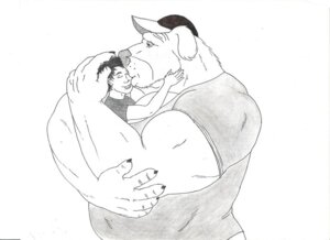 Rating: Safe Score: 0 Tags: anthro black_and_white canid canine canis domestic_dog duo e621 eyes_closed human hyper kissing larger_male macro male mammal monochrome muscular ramzo89 size_difference smaller_male User: bunchy7s Rating: Safe Score: 0 Tags: anthro black_and_white canid canine canis domestic_dog duo e621 eyes_closed human hyper kissing larger_male macro male mammal monochrome muscular ramzo89 size_difference smaller_male User: bunchy7s
