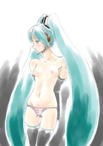 Rating: Explicit Score: 0 Tags: 1girl 1girls 2d aqua_hair artist_request bangs black_sleeves black_thighhighs blush breasts color detached_sleeves elbow_gloves female female_only gloves hair hatsune_miku headset headset_microphone light-skinned_female light_skin long_hair looking_to_the_side medium_breasts navel nipples panties rule34 simple_background sleeves small_breasts solo striped striped_panties thighhighs topless twintails underwear very_long_hair vocaloid User: bunchy7s