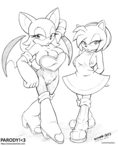 Rating: Explicit Score: 0 Tags: 2012 3_breasts amy_rose anthro areola bat big_breasts breasts camel_toe clothing dress duo e621 english_text erect_nipples eulipotyphlan female hair heart_symbol hedgehog looking_at_viewer mammal membrane_(anatomy) membranous_wings monochrome multi_breast nipples rouge_the_bat sega sonic_the_hedgehog_(series) text thin_calves thin_legs thin_thighs tight_clothing vkyrie wide_hips wings User: bunchy7s