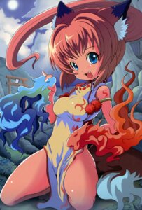 Rating: Explicit Score: 0 Tags: animal_ear artist_request blush breasts china_dress chinadress cleavage erect_nipples female fox_ear fur furry_ears furry_tail highres kitsune nipples rule34 smile tail User: bunchy7s