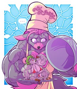 Rating: Questionable Score: 0 Tags: anthro apron biceps big_breasts big_muscles bikini black_outline breasts cake canid canine clothed clothing dessert digital_media_(artwork) duo e621 eating ellipsis female food gettar82 hat headgear headwear holding_food holding_object huge_muscles hyper hyper_muscles mammal mouse murid murine muscular muscular_female outer_highlight outline plate rodent size_difference skimpy swimwear tail tight_clothing two-piece_swimsuit upset vein white_outline User: bunchy7s