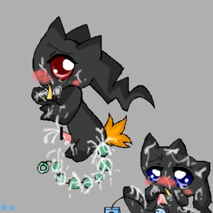 Rating: Explicit Score: 0 Tags: anal_beads banette blue_eyes blush censored cum male male_only masturbation pokemon pokemon_rse red_eyes rule34 vibrator vibrator_in_ass zipper_mouth User: bunchy7s