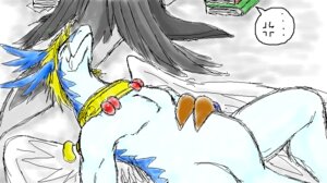 Rating: Safe Score: 0 Tags: anthro coochan cross-popping_vein dragon e621 feathered_dragon feathered_scalie feathered_wings feathers legendz male mythological_creature mythological_scalie mythology scalie shiron sketch solo speech_bubble wings User: bunchy7s