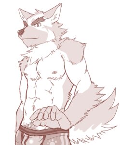 Rating: Safe Score: 0 Tags: 5_fingers abs anthro briefs bulge canid canine canis clothed clothing domestic_dog e621 eyebrows fingers fur male mammal monochrome ryuta-h simple_background sketch skimpy solo tail topless underwear white_background User: bunchy7s