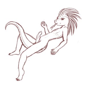 Rating: Explicit Score: 0 Tags: anthro brown_and_white e621 erection genitals lizard male monochrome penis reptile scalie sketch solo tail yang_(artist) User: bunchy7s