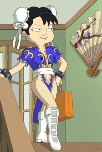 Rating: Explicit Score: 0 Tags: 1girls accurate_art_style akiko_yoshida american_dad asian asian_female bare_arms bare_legs bare_thighs black_hair breasts cameltoe chun-li_(cosplay) cosplay edit female female_only halloween japanese japanese_girl medium_breasts nipples_visible_through_clothing pussy pussy_outline rule34 smile solo solo_female spiked_armband street_fighter white_boots User: bunchy7s