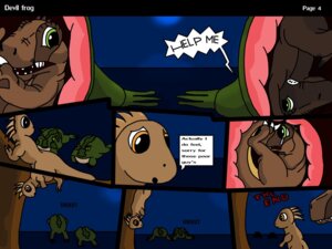 Rating: Questionable Score: 0 Tags: 4:3 ambiguous_gender amphibian bodily_fluids comic crying cutaway death dinosaur dromaeosaurid e621 english_text feral frog mistydash prehistoric_species reptile saurischian scalie scared soft_vore tears text theropod velociraptor vore User: bunchy7s
