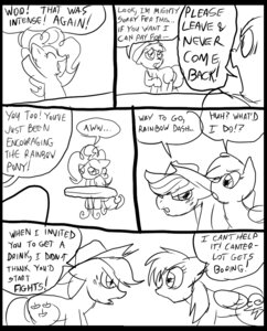 Rating: Safe Score: 0 Tags: 2012 angry applejack_(mlp) black_and_white black_border border clothed clothing comic cowboy_hat cutie_mark dialogue digital_media_(artwork) e621 earth_pony english_text equid equine feathered_wings feathers female feral freckles friendship_is_magic furniture group hair hasbro hat headgear headwear horse inside mammal metal_(artist) monochrome my_little_pony mythological_creature mythological_equine mythology pegasus pinkie_pie_(mlp) pony quadruped rainbow_dash_(mlp) sad simple_background table tail text white_background wings User: bunchy7s Rating: Safe Score: 0 Tags: 2012 angry applejack_(mlp) black_and_white black_border border clothed clothing comic cowboy_hat cutie_mark dialogue digital_media_(artwork) e621 earth_pony english_text equid equine feathered_wings feathers female feral freckles friendship_is_magic furniture group hair hasbro hat headgear headwear horse inside mammal metal_(artist) monochrome my_little_pony mythological_creature mythological_equine mythology pegasus pinkie_pie_(mlp) pony quadruped rainbow_dash_(mlp) sad simple_background table tail text white_background wings User: bunchy7s