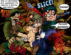 Rating: Explicit Score: 0 Tags: 1girls 3boys angry blood english_text female fio_germi gore guro male metal_slug nev penis rape rebel_army rebel_soldier_(metal_slug) rule34 snk straight tagme text User: bunchy7s
