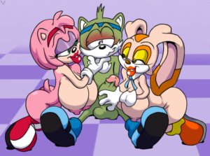 Rating: Explicit Score: 0 Tags: amy_rose anthro anthrofied balls big_breasts blush breasts clothing cream_the_rabbit e621 erection eulipotyphlan female footwear genitals group handjob hedgehog huge_breasts lagomorph leporid male mammal nipples nude penile penis pink_body rabbit sega sex shoes slb sonic_the_hedgehog_(series) User: bunchy7s