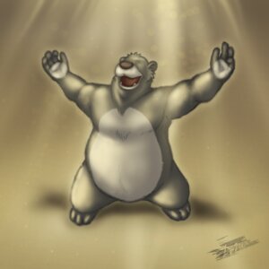 Rating: Safe Score: 0 Tags: 1:1 3_toes 4_fingers american_black_bear baloo barefoot bear black_bear de2w disney e621 eyes_closed feet fingers fur grey_body grey_fur light light_beam male mammal nude open_mouth overweight overweight_male sloth_bear solo spread_arms standing sunbeam sunlight the_jungle_book toes ursine User: bunchy7s