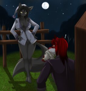 Rating: Explicit Score: 0 Tags: angry anthro avian barefoot bird black_body black_fur bottomless breasts canid canine canis chicken cleavage clothed clothing detailed_background e621 elijah_rayne exclamation_point eye_contact feet female fence forest fox fur galliform genitals group hat headgear headwear hi_res looking_at_another male mammal matypup moon nature night nightcap outside pajamas phasianid plant sky star starry_sky tail thief tree vulva wolf wood yellow_eyes User: bunchy7s