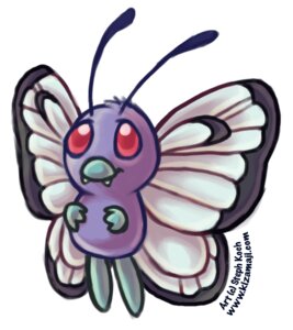 Rating: Safe Score: 0 Tags: ambiguous_gender antennae_(anatomy) arthropod butterfree e621 feral flying generation_1_pokemon insect insect_wings lepidopteran looking_up nintendo pokemon pokemon_(species) red_eyes shikoku_(artist) simple_background solo teeth white_background wings User: bunchy7s