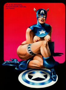 Rating: Explicit Score: 0 Tags: 1girls areola areolae artist_request blue_eyes boots breasts captain_america captain_america's_shield female female_only high_heel_boots high_heels marvel marvel_comics mask nipples nudity penthouse rule34 rule_63 smooth_skin solo steve_rogers tagme User: bunchy7s