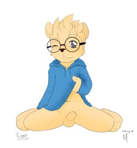 Rating: Explicit Score: 0 Tags: absurd_res alvin_and_the_chipmunks alvin_and_the_chipmunks_(1983) anthro balls bottomless chipmunk clothed clothing e621 eyewear genitals ground_squirrel hi_res male mammal mcmeow penis rodent sciurid simon_seville solo young young_anthro User: bunchy7s