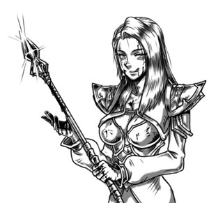 Rating: Questionable Score: 0 Tags: 1girls 2d artist_request blizzard_entertainment blood evil female female_only human human_(world_of_warcraft) jaina_proudmoore rule34 smile smooth_skin solo source_request staff warcraft white_background world_of_warcraft yandere User: bunchy7s