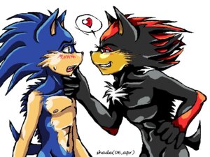 Rating: Questionable Score: 0 Tags: 2006 4:3 abs anthro athletic black_body black_fur black_nose blue_body blue_fur blush bodily_fluids chest_tuft duo e621 eulipotyphlan eye_contact fur green_eyes grin half-closed_eyes heart_symbol hedgehog looking_at_another male male/male mammal muscular narrowed_eyes nipples nude open_mouth pecs pink_nipples red_eyes romantic romantic_couple sega shade_(artist) shadow_the_hedgehog side_view simple_background smile sonic_the_hedgehog sonic_the_hedgehog_(series) sweat teeth tongue tuft white_background User: bunchy7s