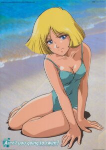 Rating: Questionable Score: 0 Tags: 1girls beach blonde_hair blue_eyes breasts casual_one-piece_swimsuit cleavage collarbone dokite_tsukasa english female gundam head_tilt high_resolution human large_breasts light-skinned_female light_skin mobile_suit_gundam official_art one-piece_swimsuit rule34 sayla_mass short_hair sitting smile solo strap_slip swimsuit water yokozuwari User: bunchy7s