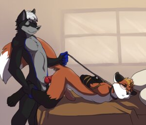 Rating: Explicit Score: 0 Tags: 2010 anal anal_penetration animal_genitalia animal_penis anthro anthro_on_anthro balls bdsm bondage bound canid canine canine_genitalia canine_penis canis collar digital_media_(artwork) dominant dominant_male duo e621 empire erection eyes_closed eyewear fox from_behind_position fur genitals glasses holding_leash holding_object humanoid_genitalia humanoid_penis jailbird knot leash leash_pull lying male male/male male_penetrated male_penetrating male_penetrating_male mammal mat_fox nude on_front penetration penis raised_tail sex shaded submissive submissive_male tail wolf User: bunchy7s