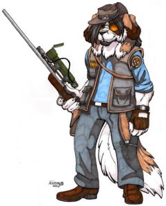 Rating: Safe Score: 0 Tags: ammunition anthro biped canid canine canis clothed clothing domestic_dog e621 fenrir_lunaris gloves gun handwear hat headgear headwear holding_gun holding_object holding_ranged_weapon holding_weapon male mammal molosser mountain_dog plantigrade ranged_weapon rifle saint_bernard slouch_hat sniper_(team_fortress_2) solo standing tail team_fortress_2 thellos valve valve_corporation weapon User: bunchy7s