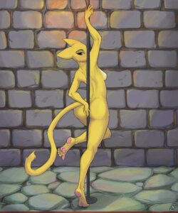 Rating: Questionable Score: 0 Tags: 5:6 anthro biped breasts butt dancing digital_media_(artwork) e621 feet felid female hi_res hindpaw katia_managan khajiit looking_at_viewer looking_back mammal microsoft nipples nude pawpads paws pole pole_dancing prequel_adventure rear_view sentientsocks shaded side_boob solo standing the_elder_scrolls User: bunchy7s