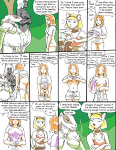 Rating: Explicit Score: 0 Tags: anthro badger blush breasts butt centaur clothed clothing codje_(reiger) comic damsel_(reiger) dialogue domestic_cat e621 ear_piercing english_text equid equid_taur equine european_mythology felid feline felis female greek_mythology group human humanoid_taur ione_(reiger) maeda_(reiger) mammal mammal_taur monster_girl_(genre) mustelid musteline mythology nature nipples overweight panties piercing reiger slightly_chubby taur text topless trans_(lore) trans_woman_(lore) underwear User: bunchy7s