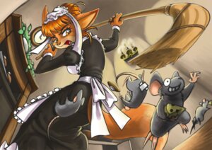 Rating: Safe Score: 0 Tags: anthro bittenhard broom canid canine cheese cheese_wedge cleaning_tool clothed clothing dairy_products e621 female fisheye_lens food fox group inside lily_(bittenhard) maid_uniform mammal pantry perspective revenge rodent servant swat tail uniform User: bunchy7s