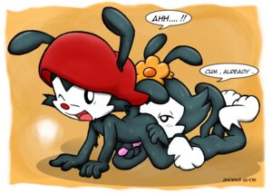 Rating: Explicit Score: 0 Tags: 2006 8_horns all_fours animaniacs barefoot black_fur color dot_warner english_text erect_penis female feral fur handjob hat male penis red_nose rule34 side_view straight tagme text wakko_warner white_fur wink User: bunchy7s