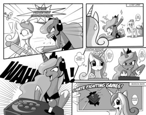 Rating: Safe Score: 0 Tags: 2012 absurd_res angry comic crown cutie_mark derpy_hooves_(mlp) dialogue e621 electronics english_text equid equine feathered_wings feathers female feral friendship_is_magic greyscale group hair hasbro headgear headphones headset hi_res horn mammal monochrome multicolored_hair my_little_pony mythological_creature mythological_equine mythology pegasus princess_cadance_(mlp) princess_luna_(mlp) quadruped rage_quit seiryuga simple_background tail text winged_unicorn wings User: bunchy7s