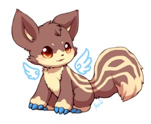 Rating: Safe Score: 0 Tags: ambiguous_gender brown_body brown_fur daww e621 feathered_wings feathers floating_wings fur huiro orange_eyes simple_background solo tail unknown_species unusual_anatomy unusual_wings white_background wings User: bunchy7s