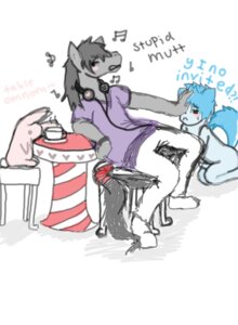 Rating: Explicit Score: 0 Tags: ace_(forgottenhusky) acesart_(artist) ambiguous_gender annoyed anthro beverage biped black_body black_fur black_hair blue_body blue_fur blue_penis blue_skin blush blush_stickers bottomwear bully bullying cafe canid canine canis chair clothing container cup digital_drawing_(artwork) digital_media_(artwork) domestic_dog e621 electronics equid equine erection feral fluffy fluffy_tail food footwear foreskin forgottenhusky_(artist) front_view frown full-length_portrait fur furniture genitals group hair headphones headphones_around_neck heart_symbol horse husky kneeling lagomorph leporid male mammal mean mixed_media multicolored_penis musical_note musical_symbol nordic_sled_dog nude pants party penis pink_penis plushie portrait pouting purple_clothing purple_topwear quadruped rabbit reclining rejection sad scut_tail shirt shoes short_tail shove side_view sitting sketch spitz stool symbol table tail tail_wraps tea text three-quarter_view topwear two_tone_penis white_bottomwear white_clothing white_footwear wraps User: bunchy7s