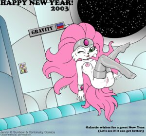 Rating: Explicit Score: 0 Tags: anthro breasts bucky_o'hare_(series) cat female female_only floating front_view jenny_(bucky_o'hare) long_hair looking_at_viewer mostly_nude nipples pink_hair pussy rule34 solo tagme vkyrie white_fur window wink zero_gravity User: bunchy7s
