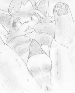 Rating: Explicit Score: 0 Tags: anus balls black_and_white bodily_fluids canid canine e621 erection feral fur generation_5_pokemon genitals male mammal monochrome nintendo nude okunawa open_mouth pawpads paws penis pokemon pokemon_(species) sketch solo tears teeth traditional_media_(artwork) zorua User: bunchy7s