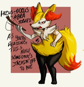 Rating: Safe Score: 0 Tags: 2013 3_fingers 3_toes ambiguous_anthro ambiguous_gender anthro arm_tuft big_tail biped black_body black_fur border braixen canid cheek_tuft chest_tuft colored_sketch dialogue digital_drawing_(artwork) digital_media_(artwork) digitigrade e621 english_text eyelashes facial_tuft featureless_chest feet fingers fluffy fluffy_tail front_view frown full-length_portrait fur generation_6_pokemon half-closed_eyes hand_on_hip hi_res holding_object holding_stick inner_ear_fluff looking_at_viewer mammal motion_lines multicolored_body multicolored_fur narrowed_eyes nintendo nude_anthro open_frown open_mouth orange_body orange_fur orange_nose pink_background pointy_ears pokemon pokemon_(species) portrait prick_ears redfred shoulder_tuft signature simple_background sketch solo source_request standing stick tail talking_to_viewer teeth text toes tuft unavailable_at_source white_body white_fur yellow_body yellow_fur User: bunchy7s