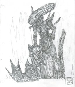 Rating: Explicit Score: 0 Tags: 00s 1girls 2000s 2008 20th_century_fox 2d alien alien_(franchise) bat bat_girl breasts claws female furry inner_mouth male male_xenomorph monochrome nipples original_character penis rule34 sketch small_breasts tail tongue_around_penis traditional_media_(artwork) wings xenomorph xenomorph_tail User: bunchy7s