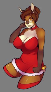 Rating: Safe Score: 0 Tags: 2013 alpha_channel amber_eyes anthro applebottom_family bell big_breasts breasts brown_body brown_fur brown_hair brown_nose catherine_applebottom choker christmas cleavage clothed clothing deer dress e621 eyewear facial_piercing female fur glasses hair hair_bun holidays hollandworks jewelry legwear lip_piercing lips looking_at_viewer mammal mature_anthro mature_female necklace piercing short_hair simple_background smile solo spots stockings tan_body tan_fur teil transparent_background white_body white_fur User: bunchy7s
