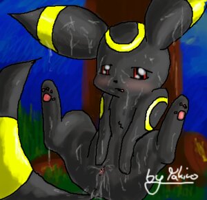 Rating: Explicit Score: 0 Tags: against_natural_surface against_surface against_tree aliasing blush bodily_fluids cum digital_media_(artwork) e621 ear_markings eeveelution facial_markings female feral forest full-length_portrait generation_2_pokemon genital_fluids genitals head_markings low_res markings messy night nintendo nude outside plant pokemon pokemon_(species) portrait red_eyes sky solo tail tail_markings takiro_(artist) tree umbreon vulva User: bunchy7s
