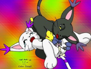 Rating: Explicit Score: 0 Tags: 2002 69 blackgatomon color digimon digimon_(species) domestic_cat feline female female_only feral fingering fur furry furry_only gatomon interspecies multiple_females rule34 yuri User: bunchy7s