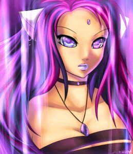 Rating: Safe Score: 0 Tags: alternate_species alternative_fashion animal_humanoid big_breasts biped blank_stare breasts bust_portrait chest_wraps choker cleavage clothed clothing collarbone digital_media_(artwork) domestic_cat e621 ear_piercing ears_down eyelashes felid feline felis female forehead_gem front_view gem hair humanoid humanoidized jewelry lipstick makeup mammal multicolored_hair necklace piercing pink_hair pivoted_ears portrait pouting purple_eyes purple_hair purple_lipstick purple_sclera purple_theme ryoooki solo tan_body tan_skin white_ears wraps User: bunchy7s