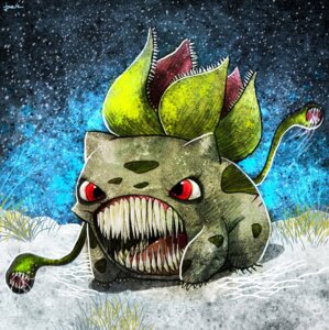 Rating: Safe Score: 0 Tags: 2011 ambiguous_gender berkozturk better_version_at_source bulbasaur e621 elemental_creature elemental_plane_of_teeth fangs feral flora_fauna generation_1_pokemon green_body looking_at_viewer night nightmare_fuel nintendo outside plant pokemon pokemon_(species) quadruped red_eyes scalie sharp_teeth solo star teeth vines User: bunchy7s
