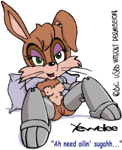 Rating: Explicit Score: 0 Tags: 1girls 3_toes 4_fingers anthro archie_comics belly_button bending_ear black_nose breasts brown_fur bunnie_rabbot bunny cybernetic_arm cybernetic_legs english_text eyelashes female furry green_eyes hands_on_thighs nipples pillows purple_highlights pussy rabbit resting_on_pillows rule34 sega smile sonic_(series) sonic_satam sonic_the_hedgehog_(archie) sonic_the_hedgehog_(comics) sonic_the_hedgehog_(series) straight_hair tan_fur whiskers yewdee User: bunchy7s
