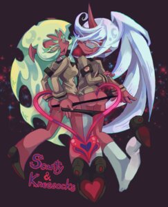 Rating: Explicit Score: 0 Tags: ass demon demon_girl demon_tail female glasses horn horns kneesocks_daemon panty_&amp;_stocking_with_garterbelt red_skin rule34 scanty_daemon tail young User: bunchy7s