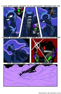 Rating: Safe Score: 0 Tags: 2014 angry armor black_body black_fur bodily_fluids comic crown cutie_mark damage donzatch e621 english_text equid equine feathered_wings feathers female feral fight fog friendship_is_magic fur glowing glowing_eyes hasbro headgear helmet hi_res horn kick king_sombra_(mlp) lying magic male mammal my_little_pony mythological_creature mythological_equine mythology nightmare_moon_(mlp) pain princess_luna_(mlp) red_eyes sweat teal_eyes teeth text unicorn uppercut url winged_unicorn wings wounded User: bunchy7s