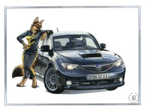 Rating: Safe Score: 0 Tags: 2009 anthro barefoot border canid canine canis car clothed clothing dipstick_tail domestic_dog e621 feet female kacey mammal markings simple_background solo subaru subaru_wrx_sti tail tail_markings uniform vehicle white_border User: bunchy7s