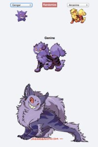 Rating: Safe Score: 0 Tags: 2:3 absurd_res alternate_species ambiguous_gender arcanine canid canine e621 fakemon feral fusion generation_1_pokemon gengar group hi_res hybrid mammal nintendo pokemon pokemon_(species) pokemon_fusion samaranth solo_focus User: bunchy7s