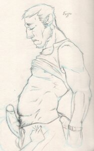 Rating: Explicit Score: 0 Tags: beard biceps bottomwear bottomwear_pull clothed clothing clothing_lift clothing_pull e621 ear_piercing erection facial_hair fossa_(artist) genitals humanoid humanoid_genitalia humanoid_penis male mammal midriff murid murine muscular muscular_humanoid muscular_male nipples pants pants_pull pecs penis piercing pubes rat rodent shirt shirt_lift sketch solo tank_top topwear User: bunchy7s