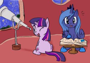 Rating: Safe Score: 0 Tags: armor blue_body blue_feathers book crown cutie_mark detailed_background duo e621 equid equine feathered_wings feathers female feral friendship_is_magic fur hair hasbro headgear horn mammal multicolored_hair my_little_pony mythological_creature mythological_equine mythology princess_luna_(mlp) purple_body purple_fur purple_hair star tail telescope toony twilight_sparkle_(mlp) two_tone_hair unicorn unknown_artist winged_unicorn wings User: bunchy7s